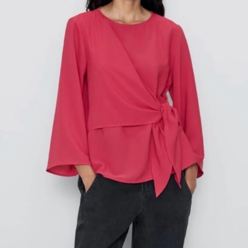 Zara Wrap Blouse